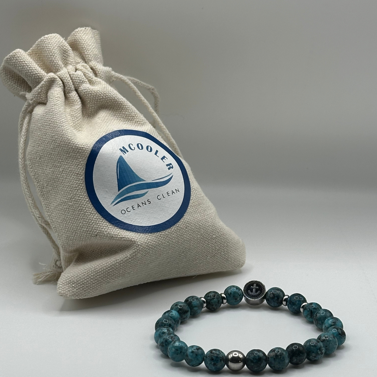 Sea turtle agate stone bracelet Oceans Clean Collection