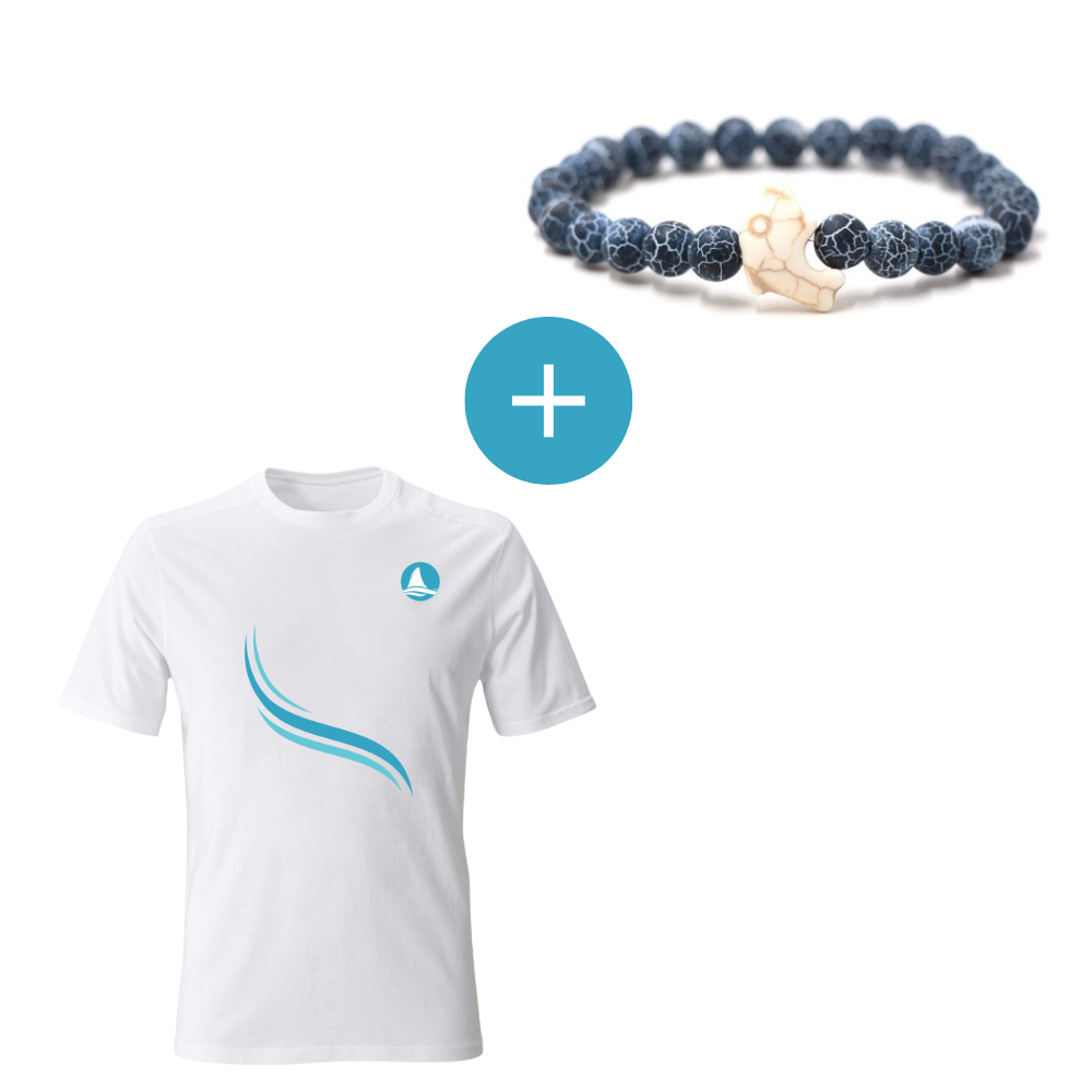 Spring Offer Dolphin Bracelet + M-Cooler T-shirt for the ocean 