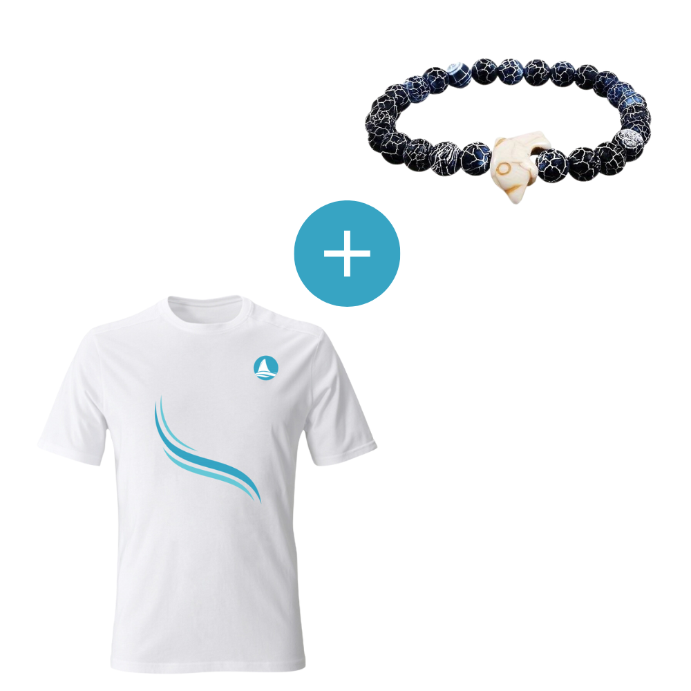 Spring Offer Dolphin Bracelet + M-Cooler T-shirt for the ocean 